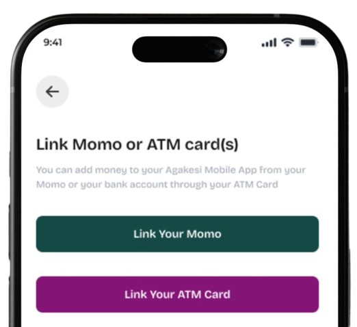 Link Momo or ATM card(s)